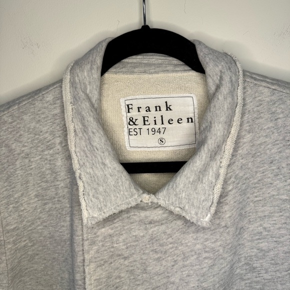 Frank & Eileen Belfast Sweatshirt Peacoat Size S Gray Melange - Picture 3 of 16